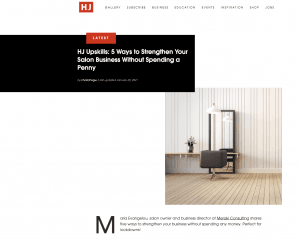 Hairdressers Journal - The Meraki Cabin